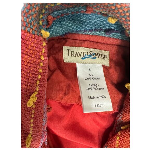 TravelSmith Vintage Tapestry Hippie Boho Jacket Women's Size Large - Picture 4 of 4